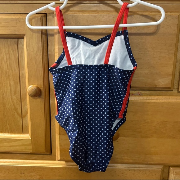 B.T. Kids Baby Girl’s Blue Bathing Suit w/Duck &  Umbrella Appliqué Size 12Month - Picture 8 of 9